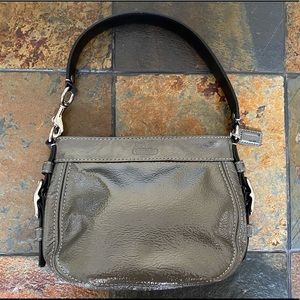 Coach Zoe Patent Leather in Silver